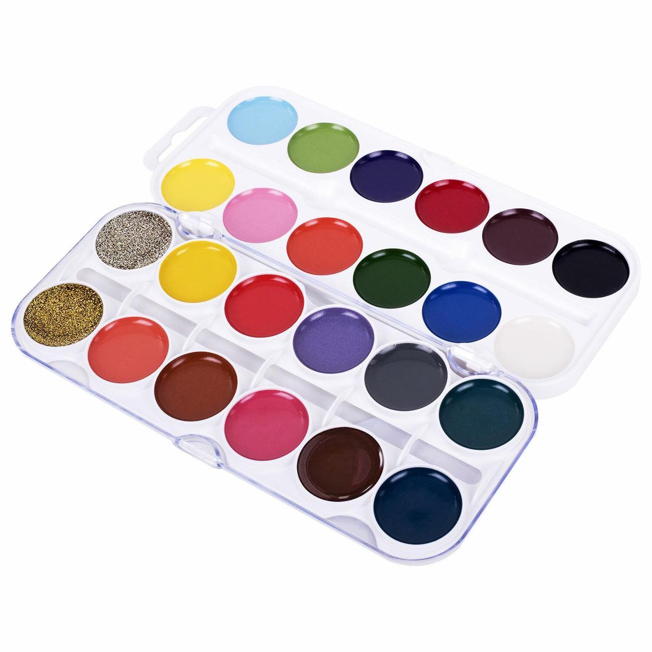 Краска художественная Юнландия Акварель медовая ЮНЛАНДИЯ Юный Волшебник 22+2цв