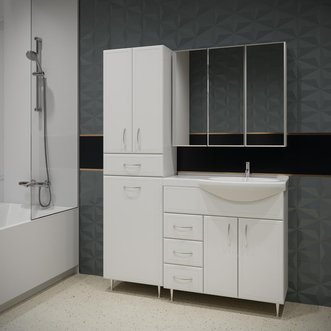 Тумба для ванной Stella Polar Концепт 80