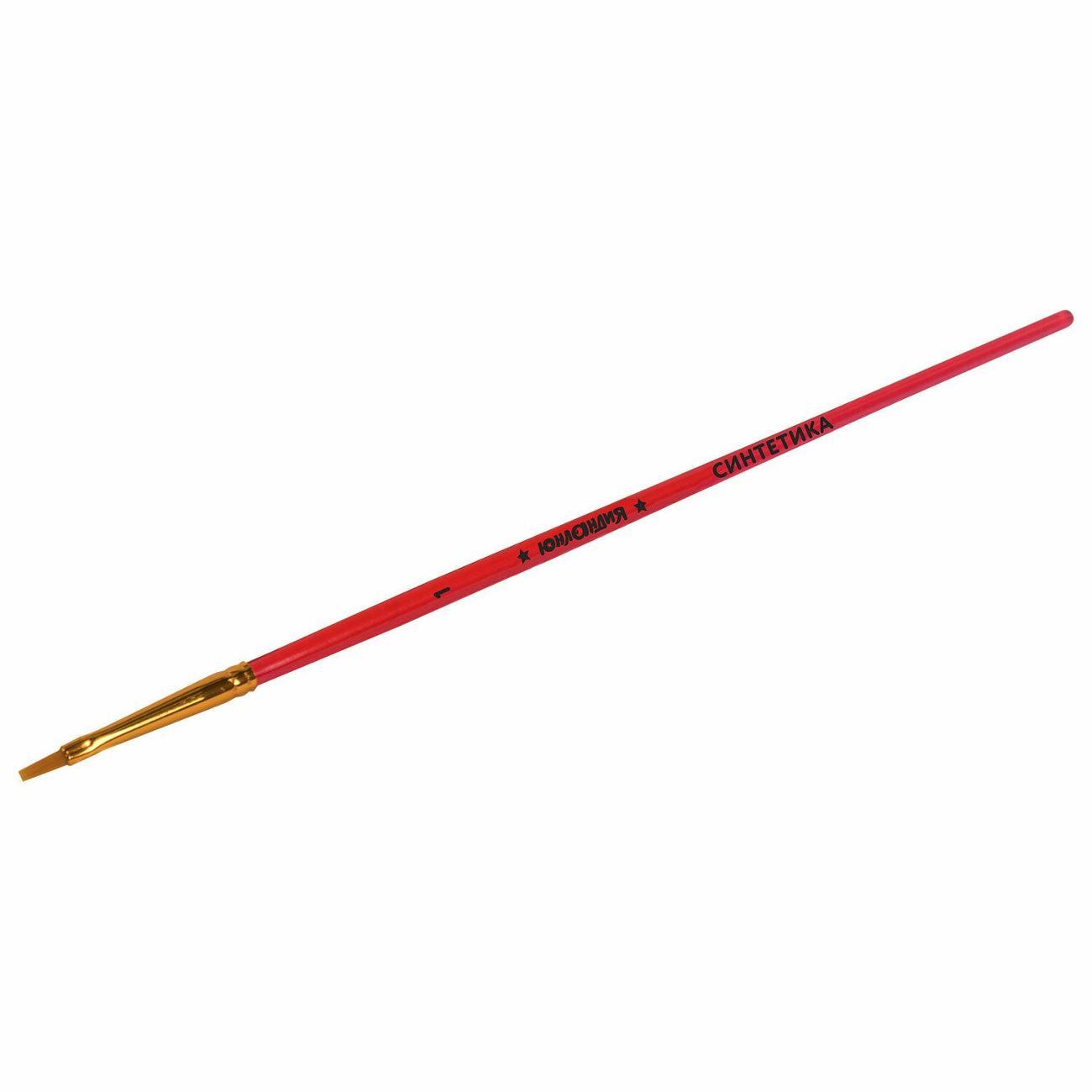 Кисть художественная Юнландия Кисти 5шт (синтетика плоские №1-5) ЮНЛАНДИЯ*