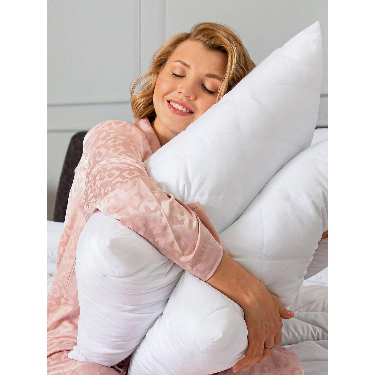 Чехлы OLTEX стеганые для подушек 70х70 комплект 2 шт на молнии