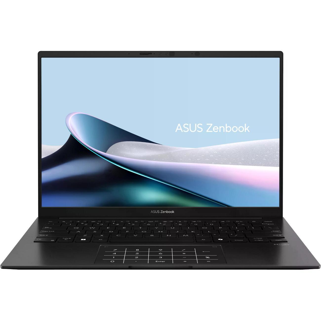 Ноутбук ASUS Zenbook 14 UM3406GA-QD130 Ryzen AI 5 430 32Gb/512Gb AMD Radeon 840M OLED WUXGA (1920x1200) без ОС black WiFi BT Cam Bag (90NB17R1-M006H0) фото