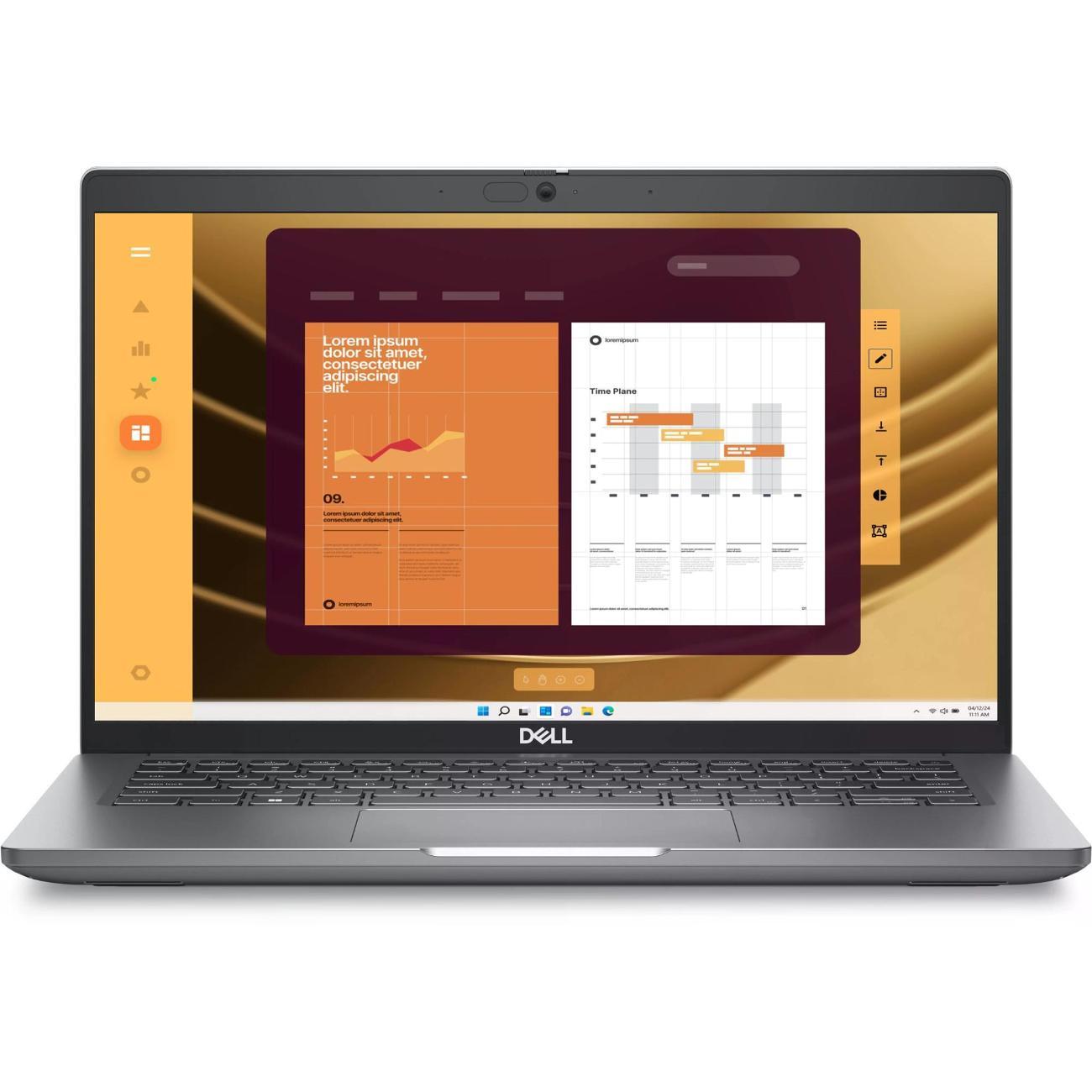 Ноутбук Dell Latitude 5450 Core Ultra 7 155U 16Gb/512Gb Intel Graphics WVA FHD (1920x1080) Linux grey WiFi BT Cam (5450-7560)