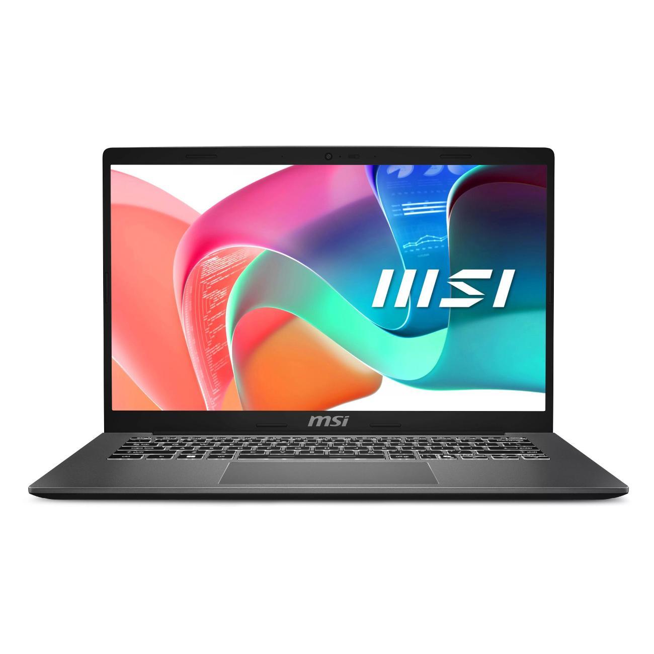 Ноутбук MSI Modern 14 F1MG-656RU Core 7 150U 16Gb/512Gb Intel Graphics IPS FHD (1920x1080) Windows 11 Pro grey WiFi BT Cam (9S7-14S111-656)
