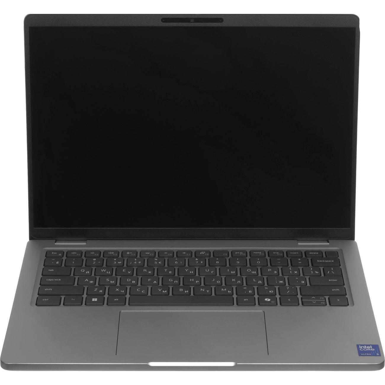Ноутбук Dell Pro 14 Plus Core Ultra 5 235U 16Gb/512Gb Intel Graphics IPS FHD+ (1920x1200) Linux grey WiFi BT Cam (PRO14PL-5653)