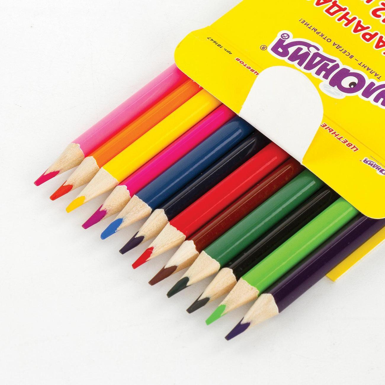 Карандаш Юнландия Карандаши цветные ЮНЛАНДИЯ Тропики 12цв дерево