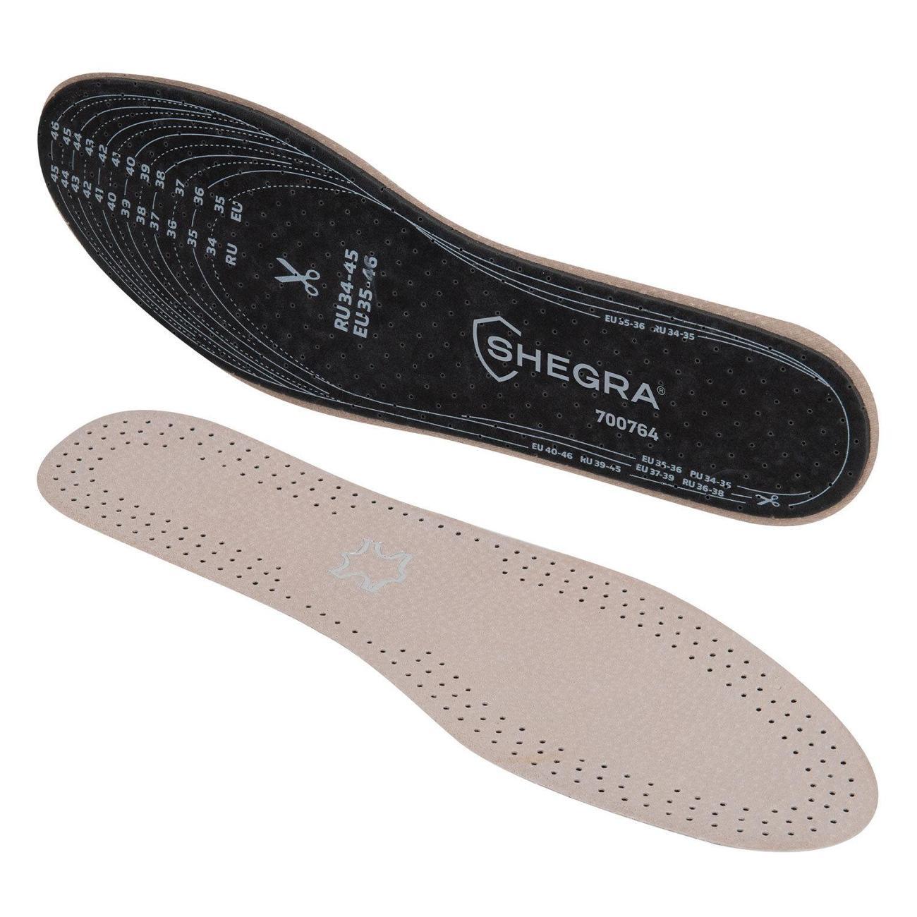 Стельки SHEGRA Стельки д/обуви из натуральной кожи р34-45
