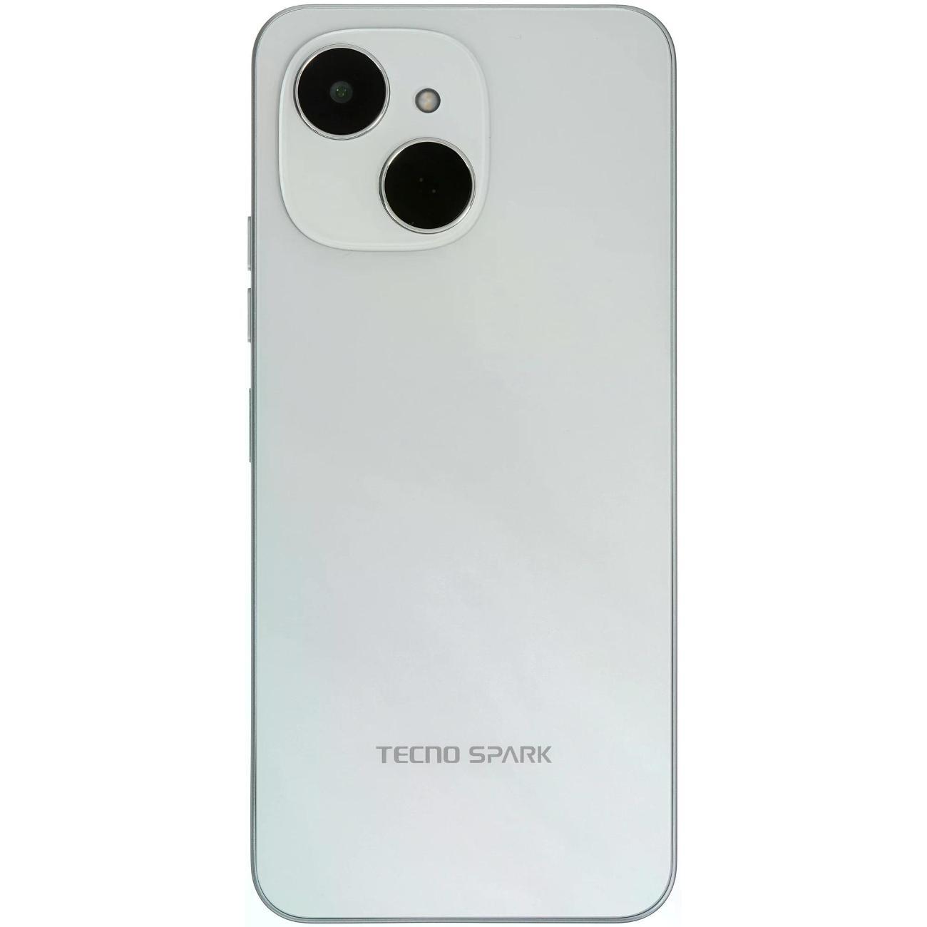 Смартфон TECNO Spark 40C (KM4K&nbsp;128+8&nbsp;VEIL&nbsp;WHITE)