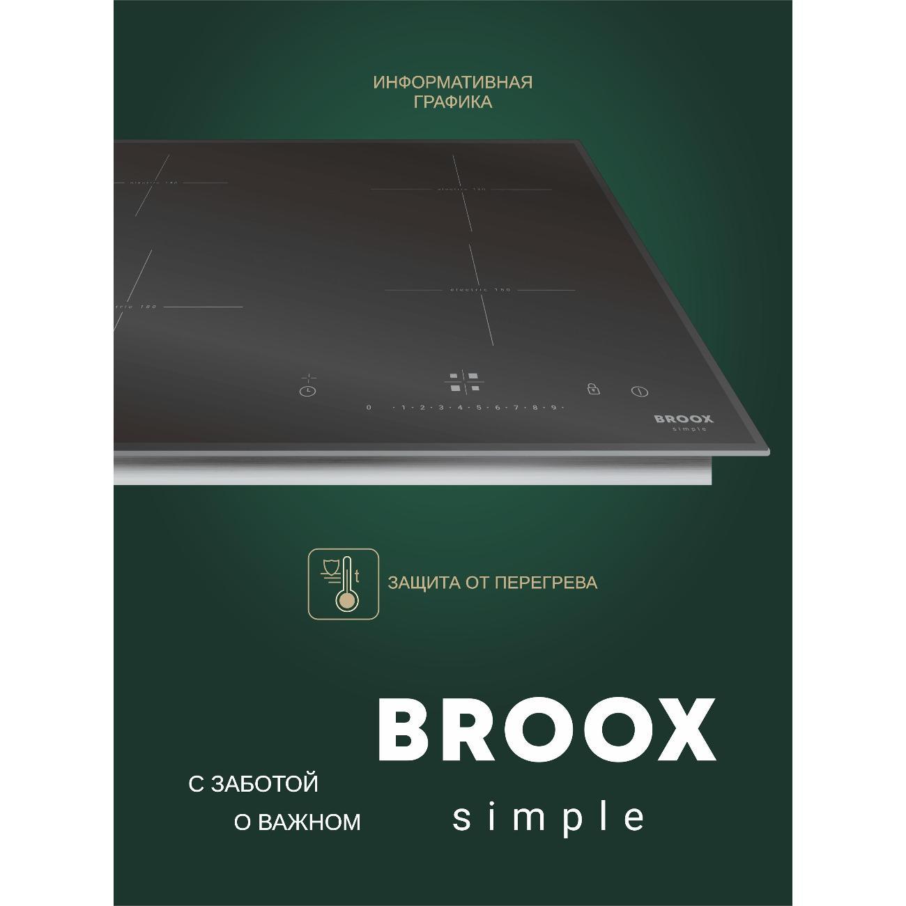 Встраиваемая электрическая панель BROOX ПЭВ 45 С simple