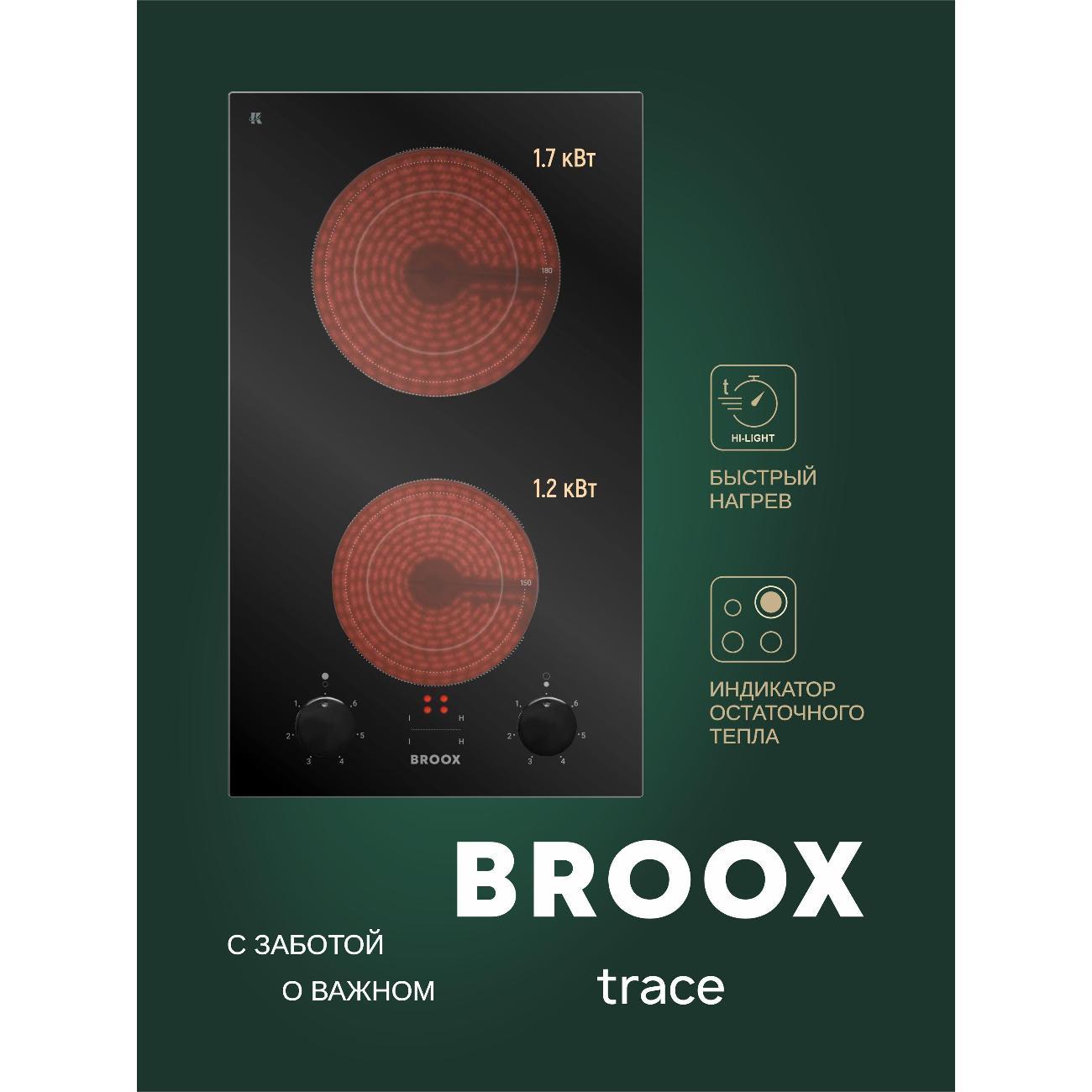 Встраиваемая электрическая панель BROOX ПЭВ 20 С trace