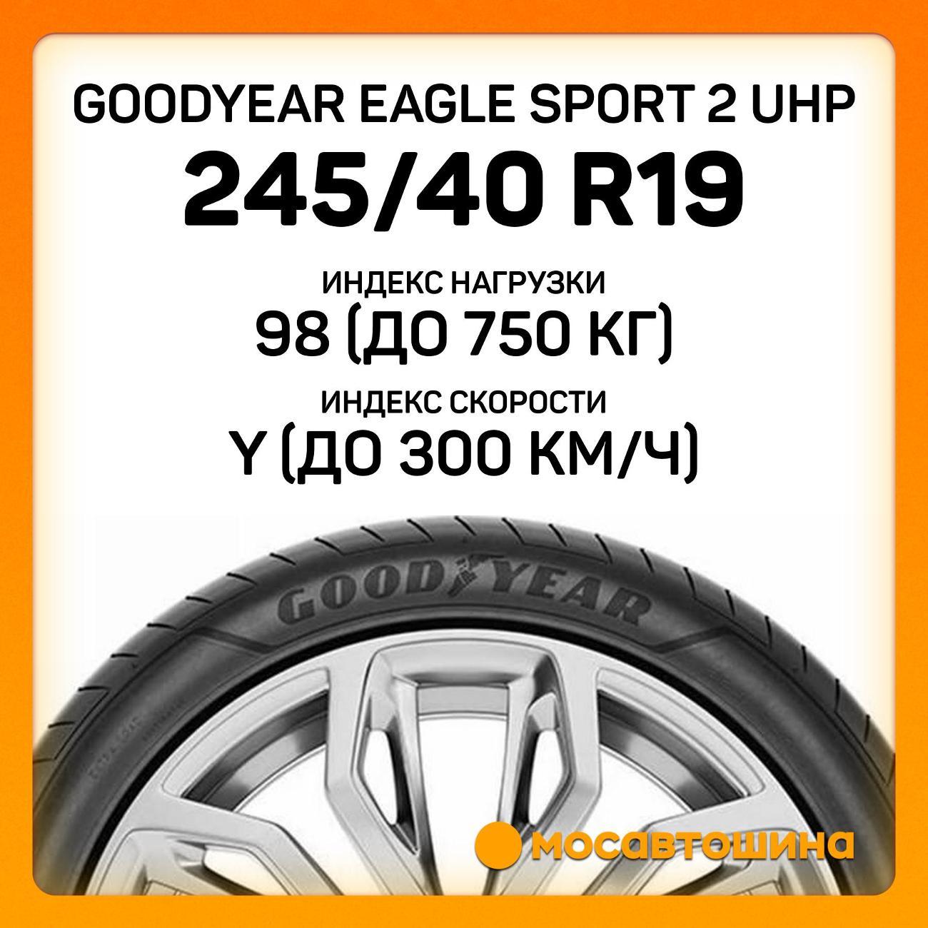 Шина автомобильная Goodyear Eagle Sport 2 UHP