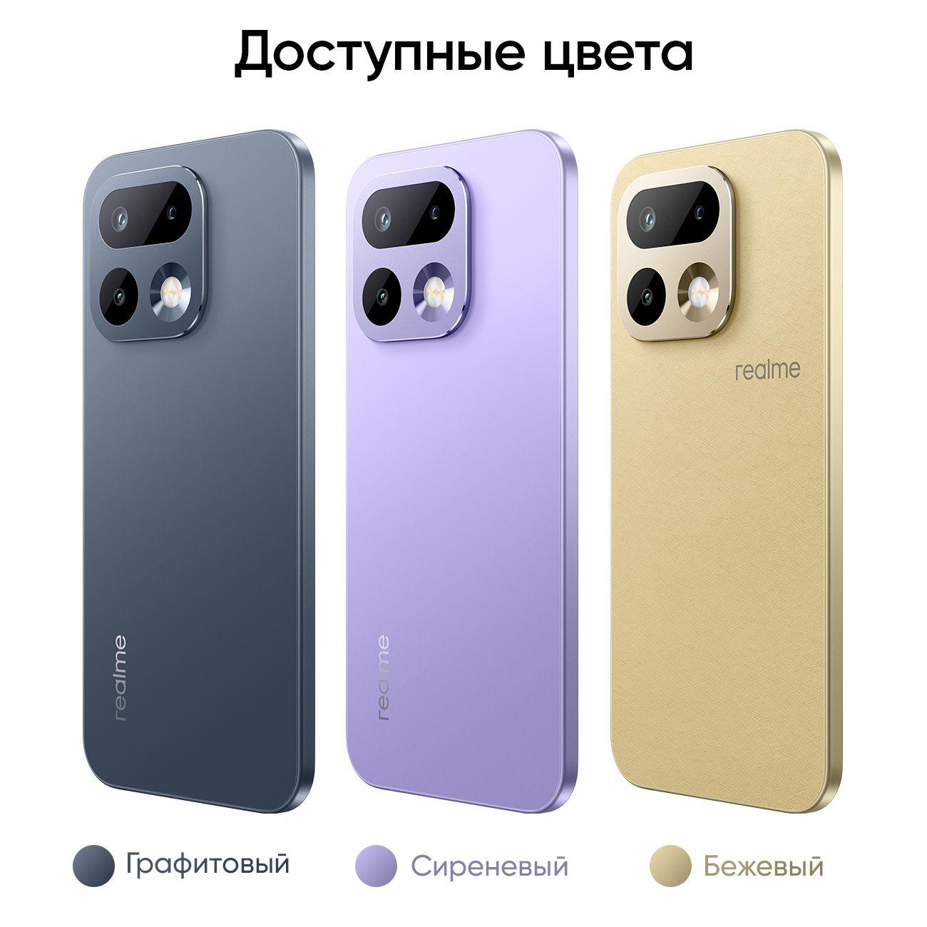 Смартфон realme 16 Pro 5G RMX5120 12/512 Гб Бежевый