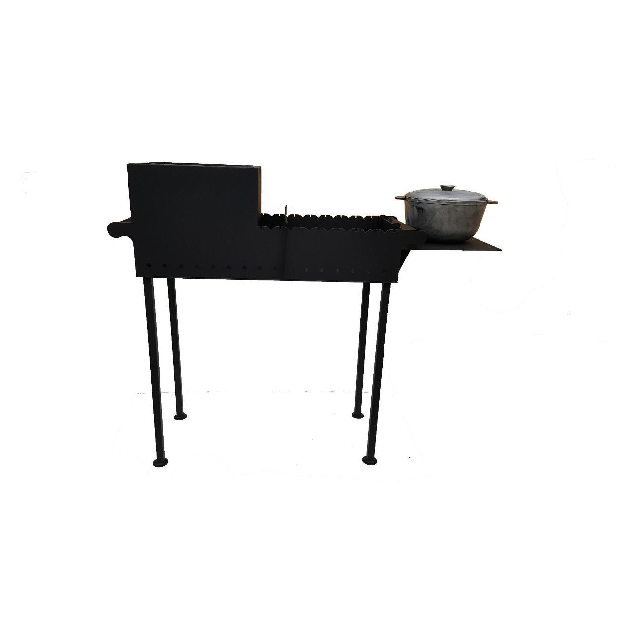 Мангал нет бренда со съемной полочкой для казана