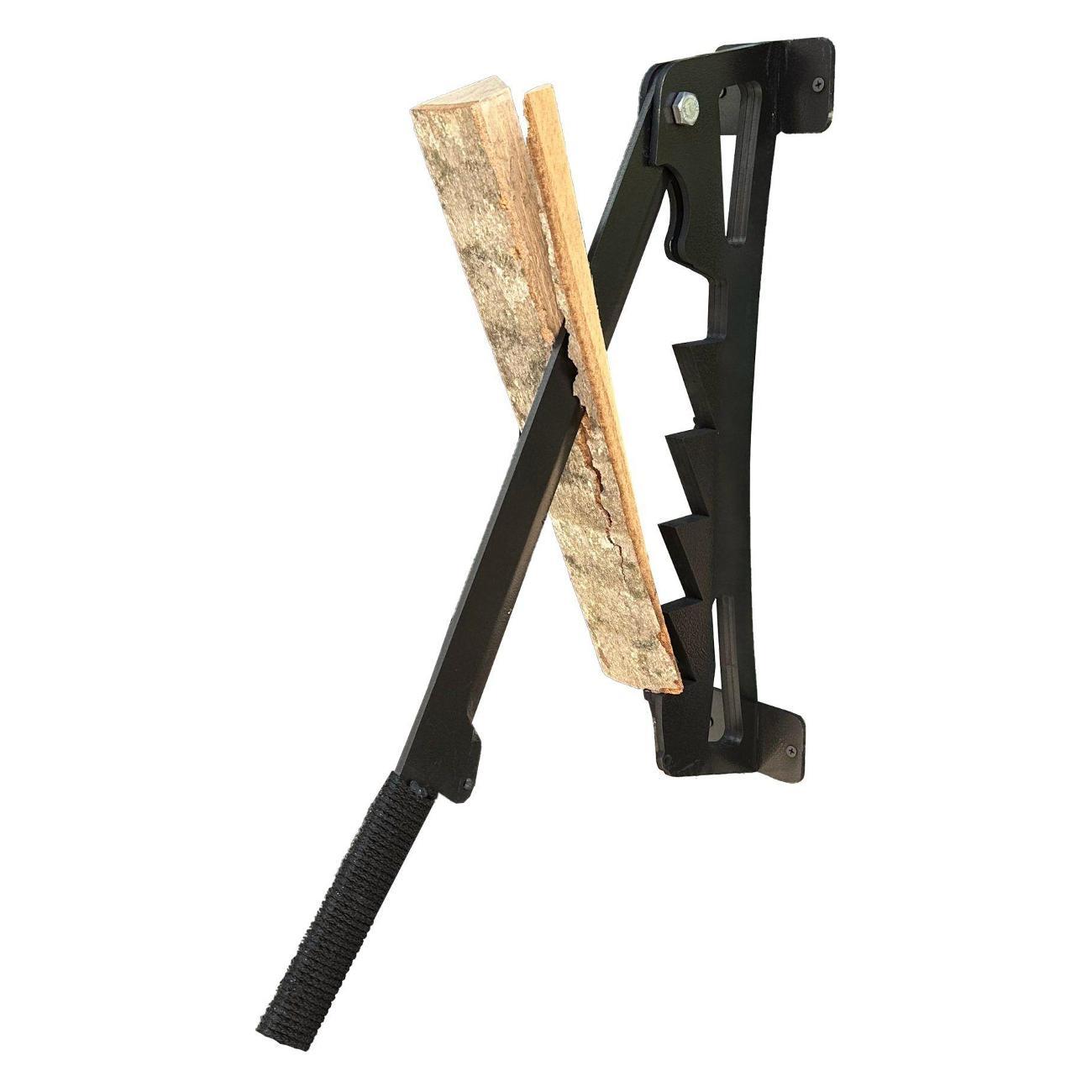 Дровокол ручной Нет бренда Щепокол из спец стали 65Г, настенный для дров, усиленный, для дров и веток