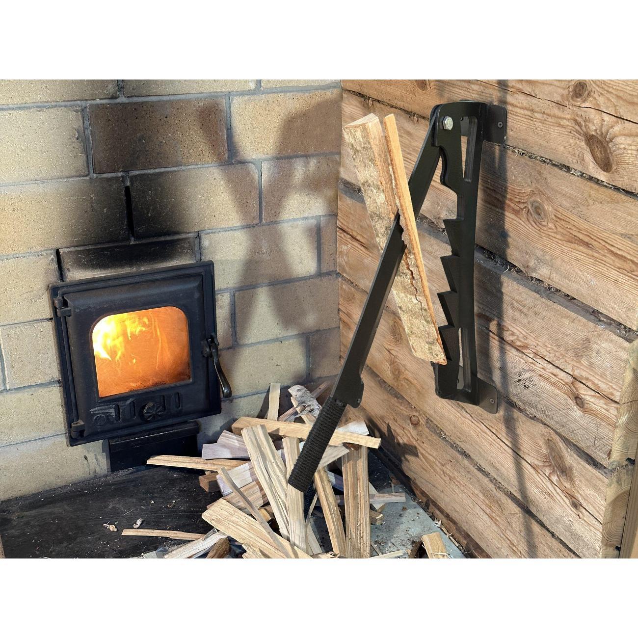 Дровокол ручной Нет бренда Щепокол из спец стали 65Г, настенный для дров, усиленный, для дров и веток