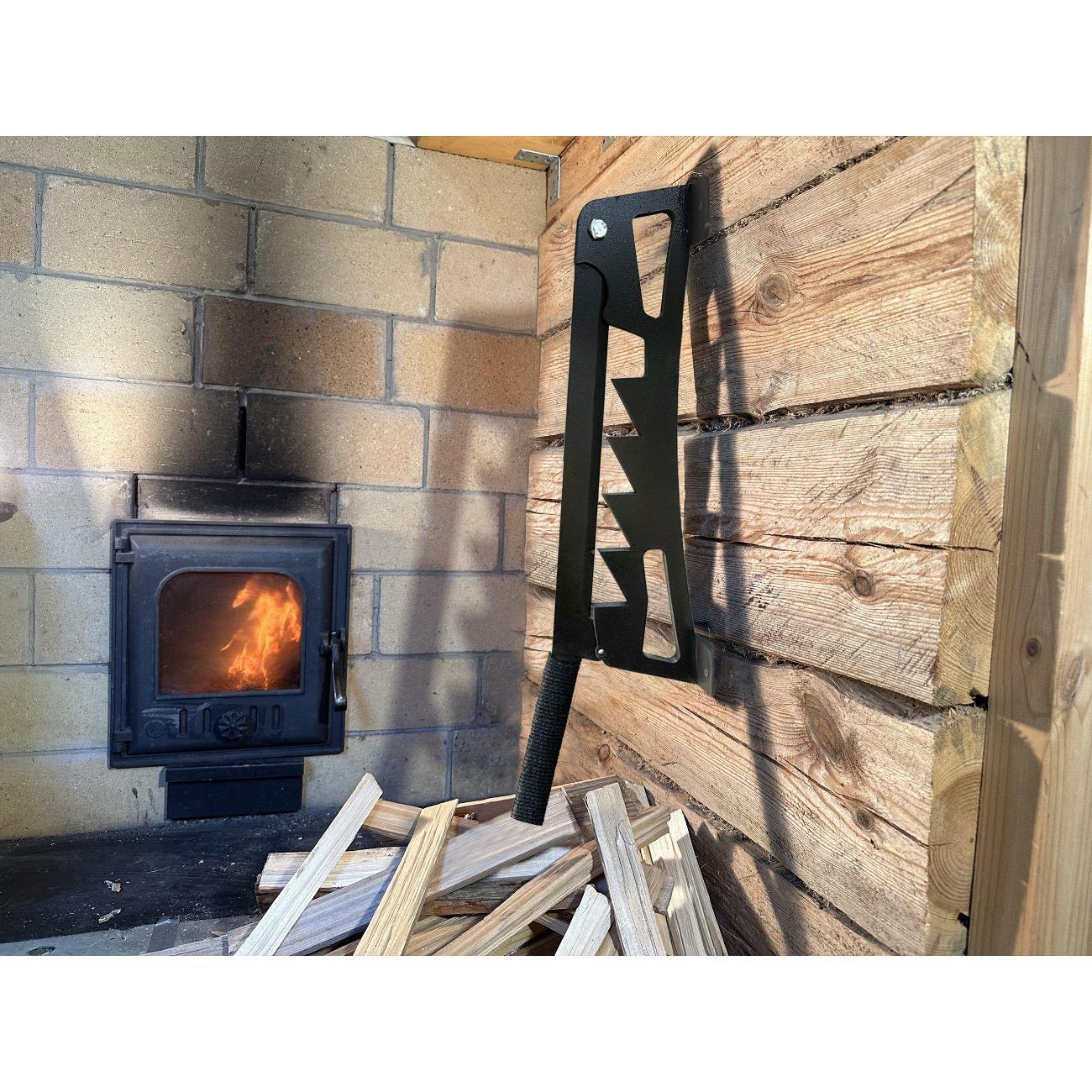 Дровокол ручной Нет бренда Щепокол из спец стали 65Г, настенный для дров, усиленный, для дров и веток