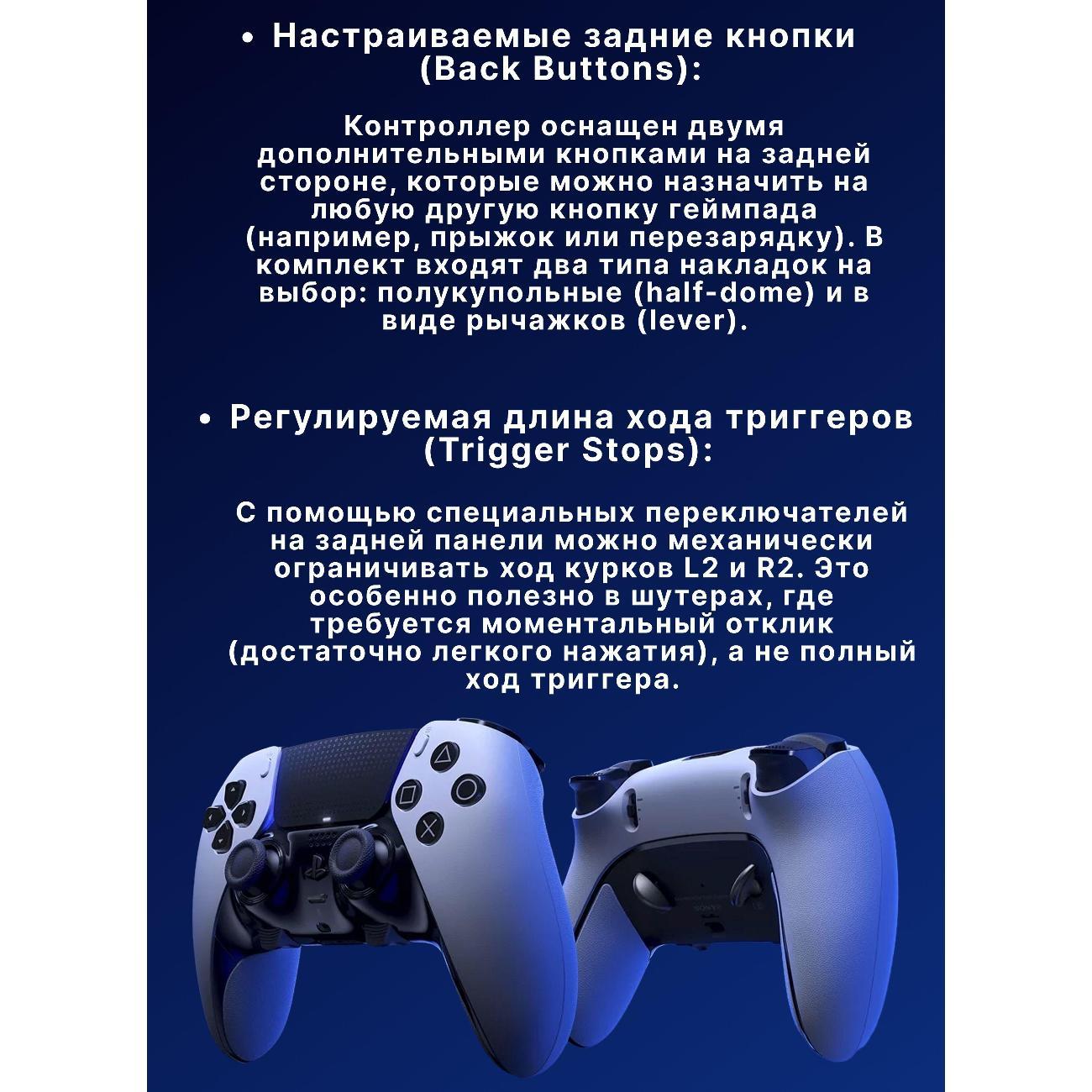 Геймпад Sony Беспроводной DualSense Edge [CFI-ZCP1]