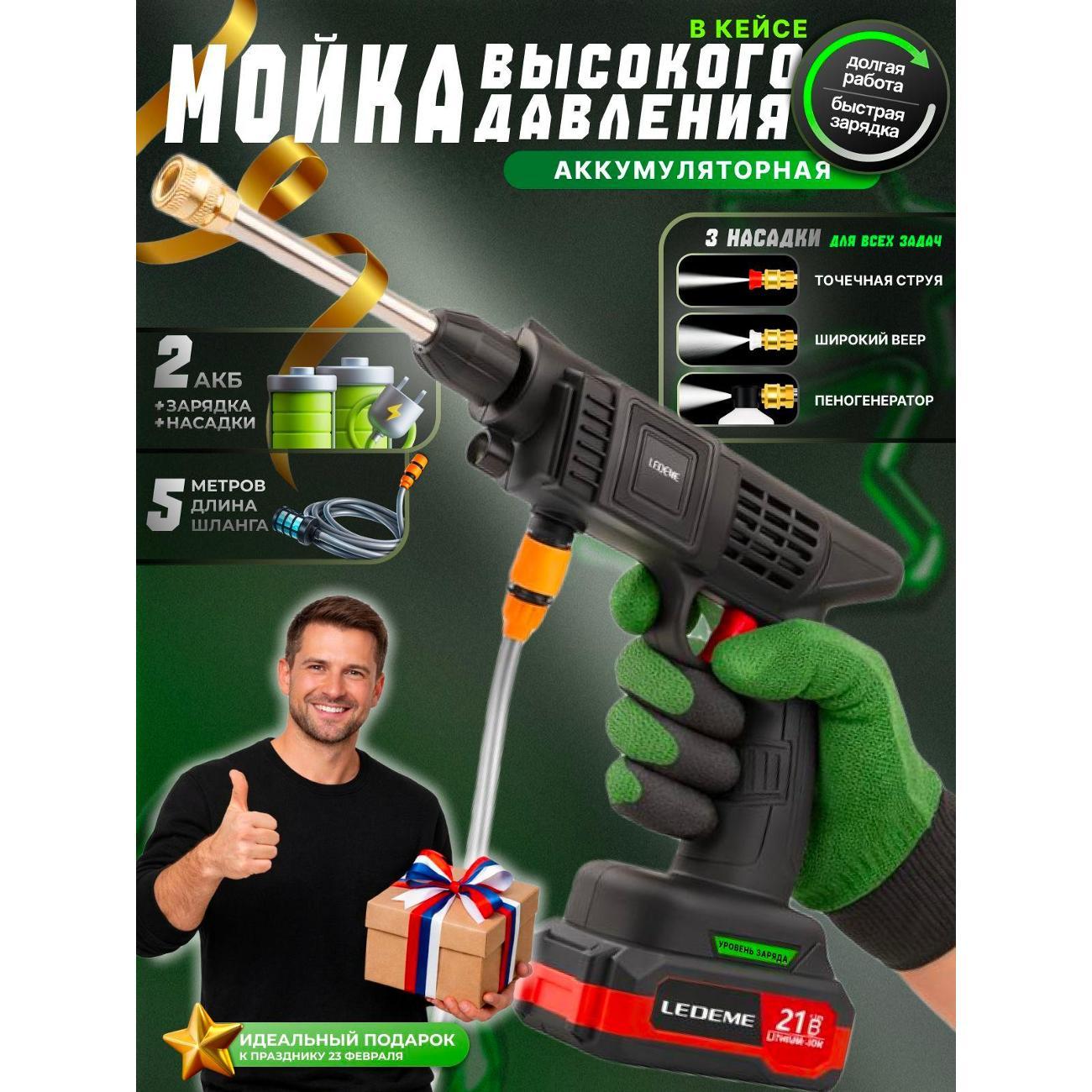 Мойка высокого давления LEDEME tools&hardware HY-GUN фото