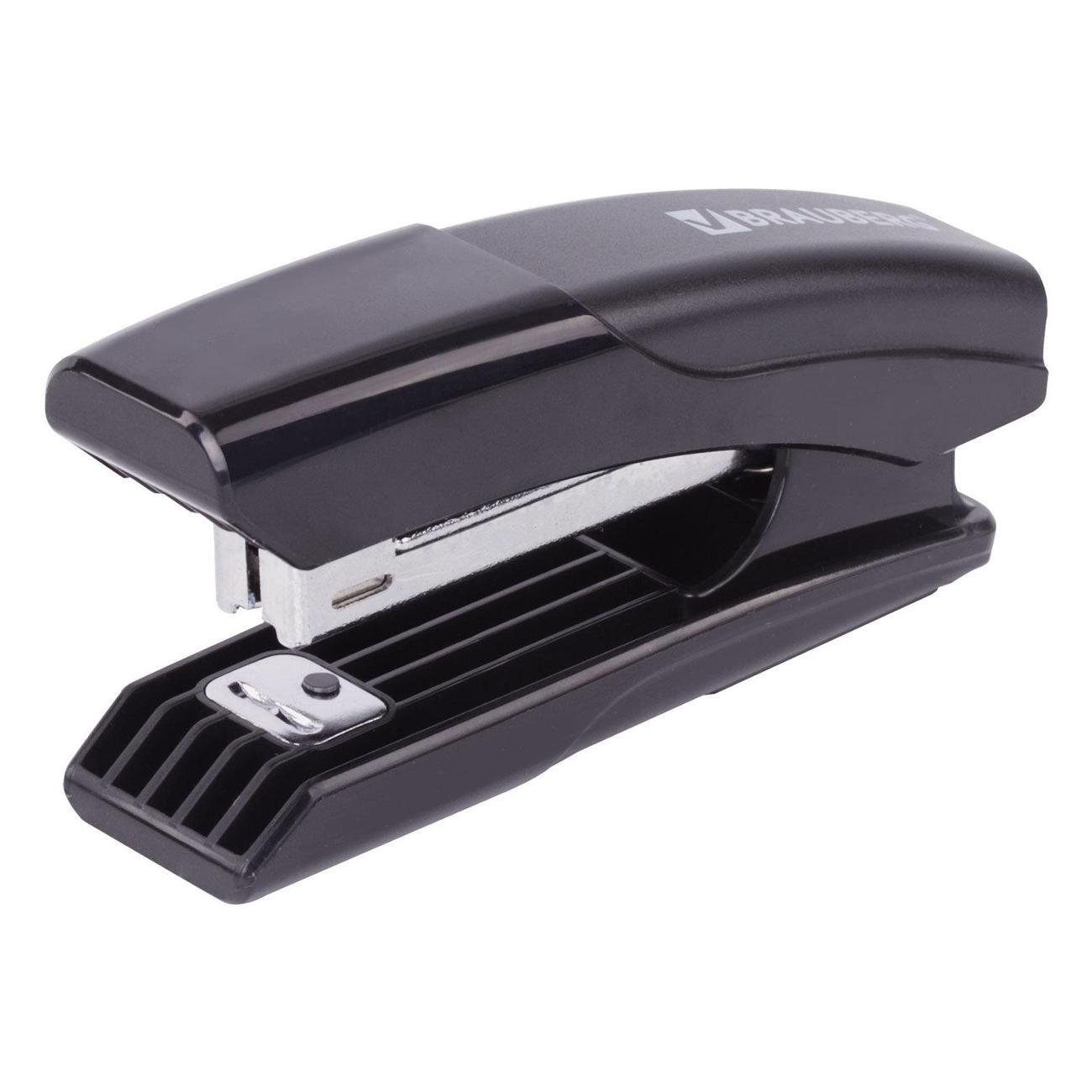 Степлер канцелярский Brauberg Степлер BRAUBERG Black Jack №10 до 18л черный