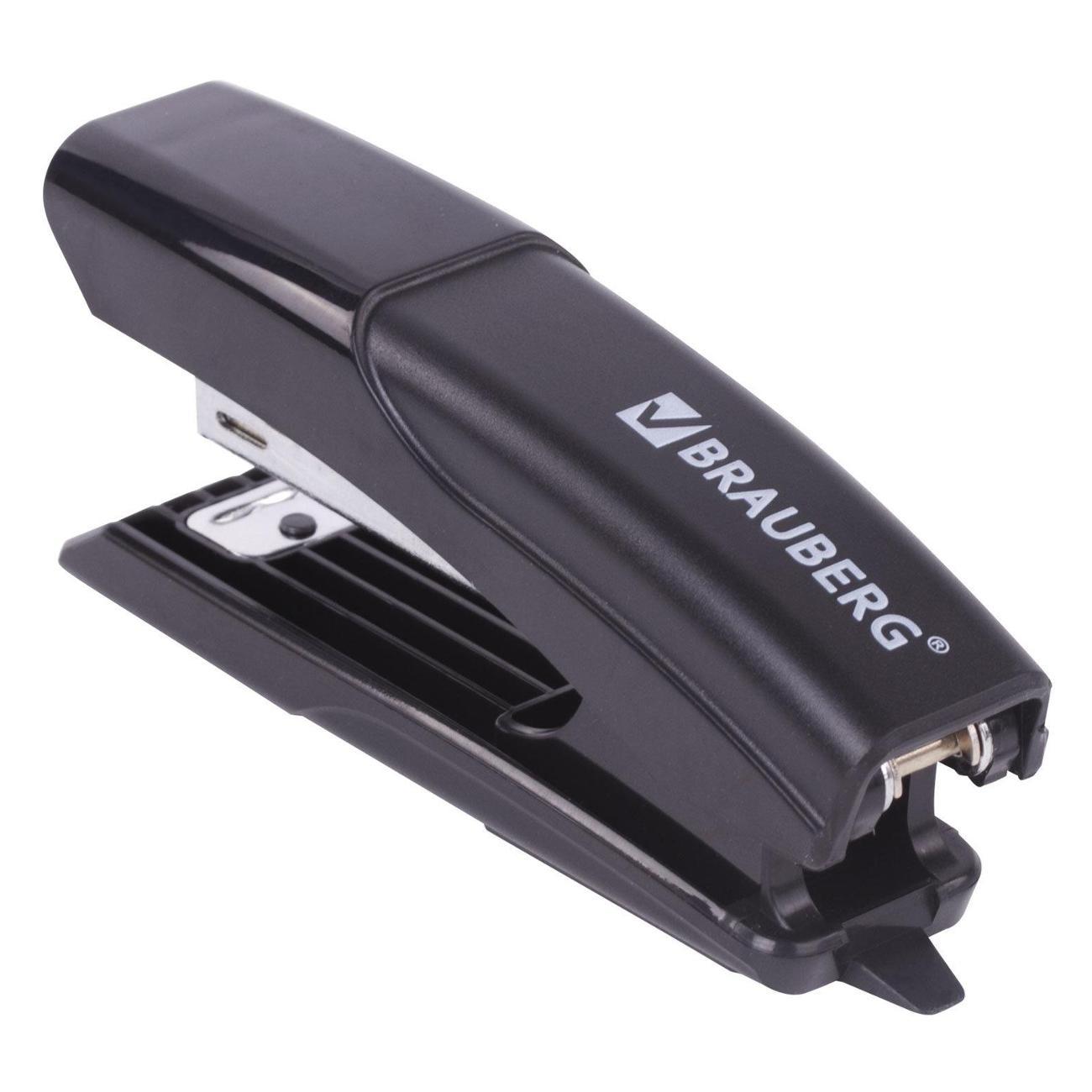 Степлер канцелярский Brauberg Степлер BRAUBERG Black Jack №10 до 18л черный