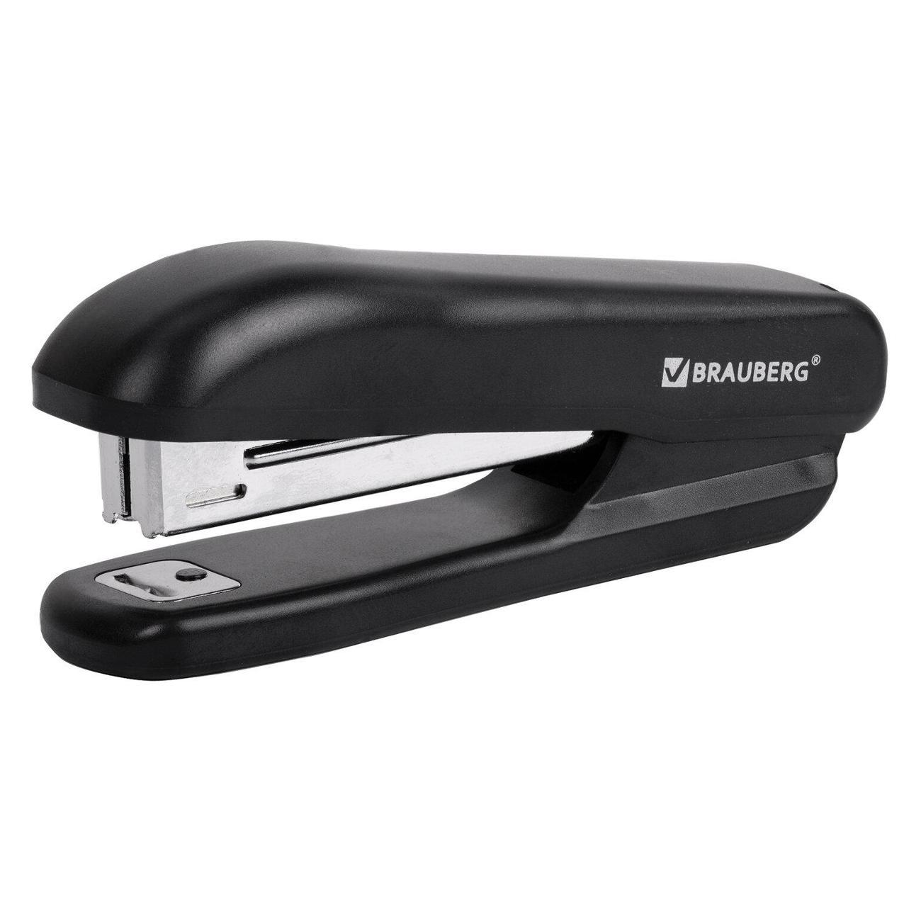 Степлер канцелярский Brauberg Степлер №10 BRG SX-19 до 12л, черный