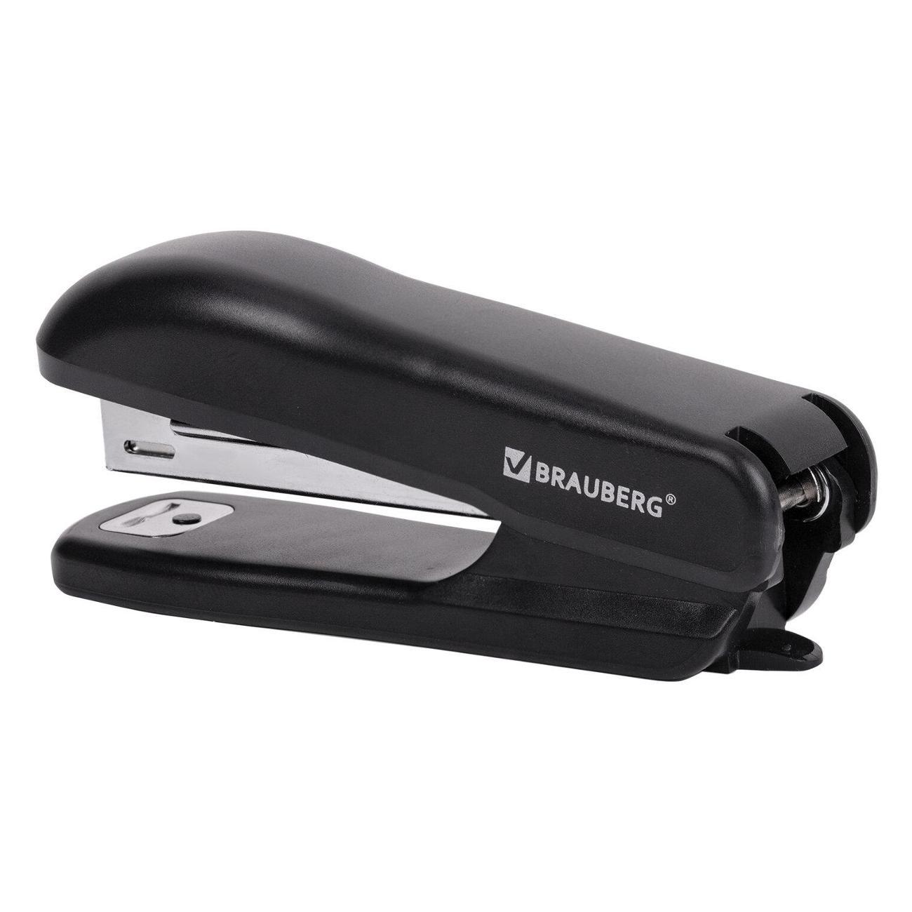 Степлер канцелярский Brauberg Степлер №10 BRG SX-19 до 12л, черный