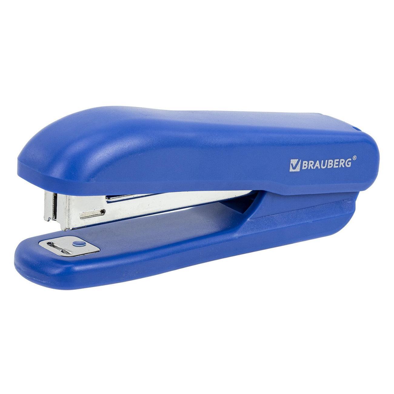 Степлер канцелярский Brauberg Степлер №10 BRG SX-19 до 12л, синий
