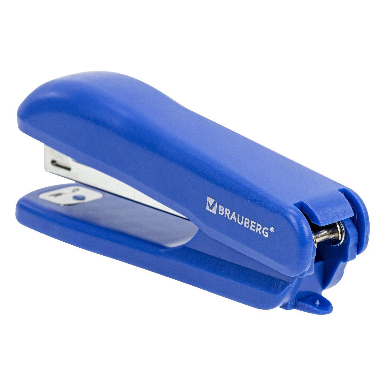 Степлер канцелярский Brauberg Степлер №10 BRG SX-19 до 12л, синий