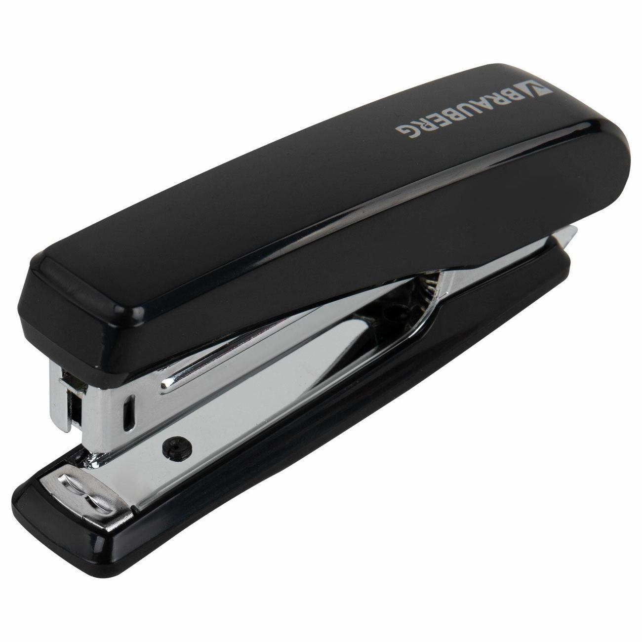 Степлер канцелярский Brauberg Степлер №10 BRAUBERG Standard до 20л черный