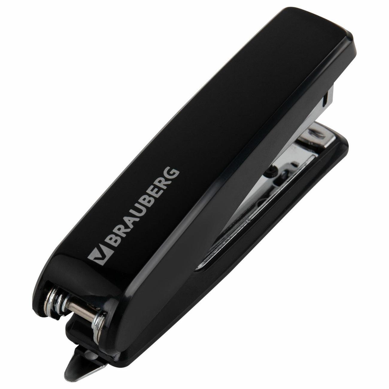 Степлер канцелярский Brauberg Степлер №10 BRAUBERG Standard до 20л черный