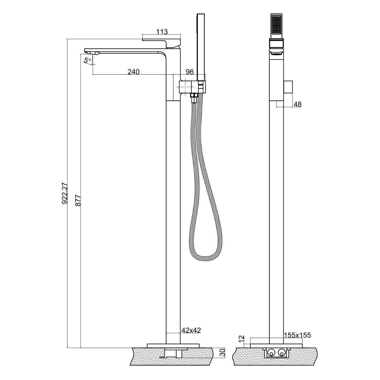 Смеситель BelBagno LUCE