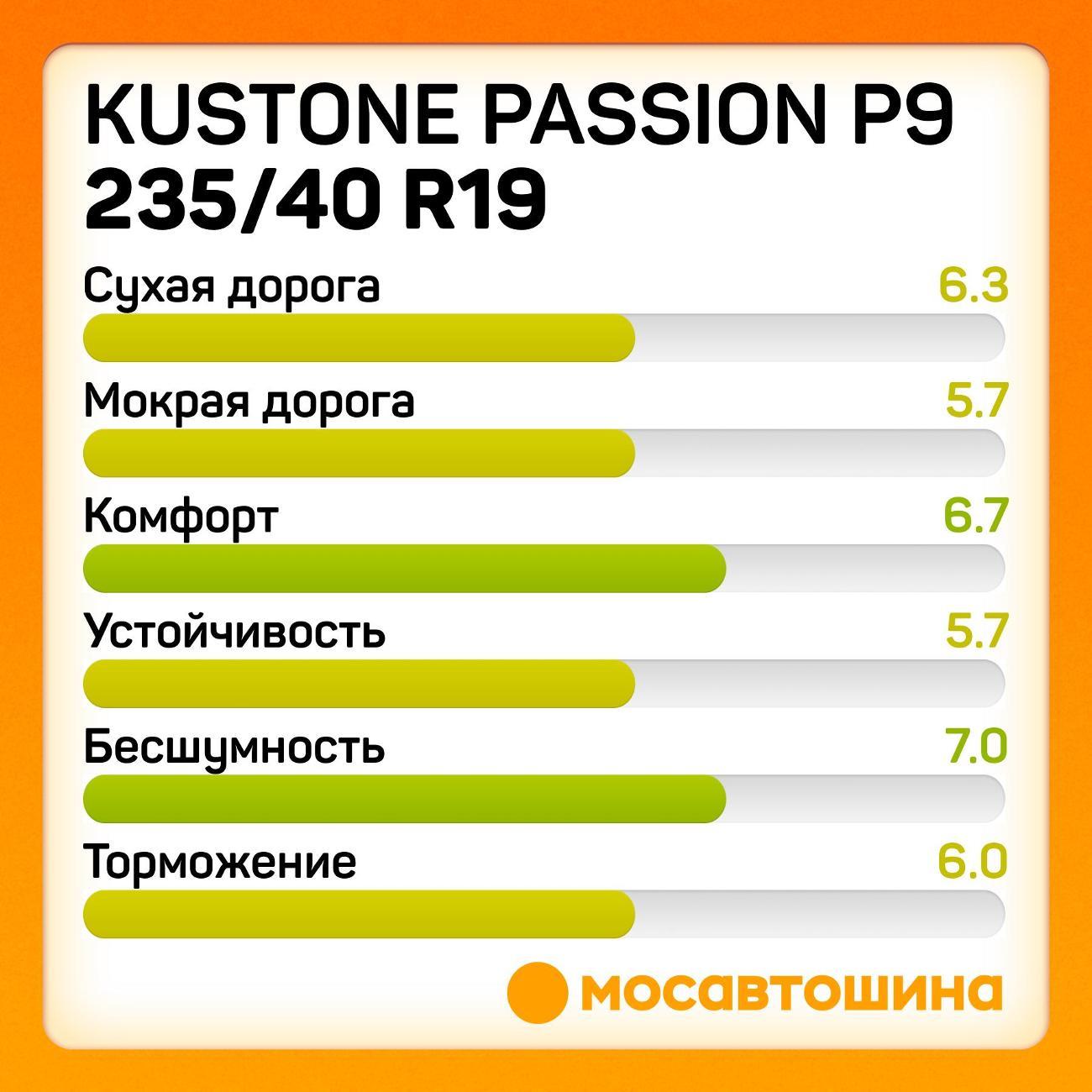 Шина автомобильная Kustone Passion P9