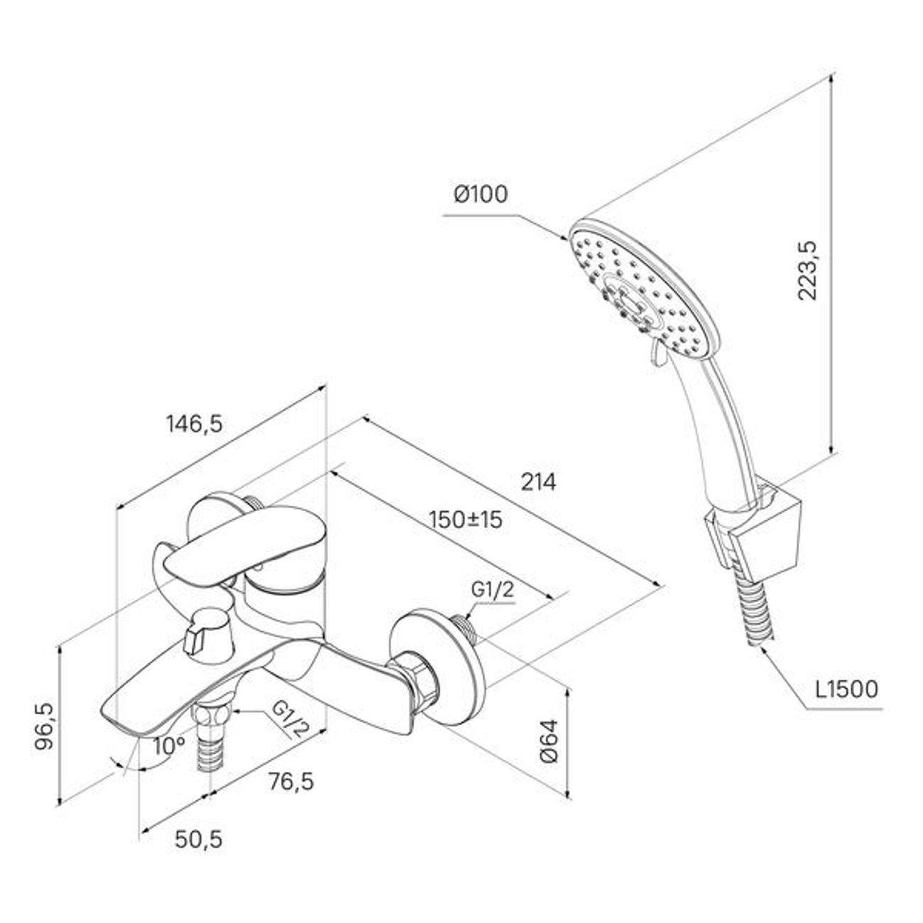 Смеситель Milardo RORGM00M02