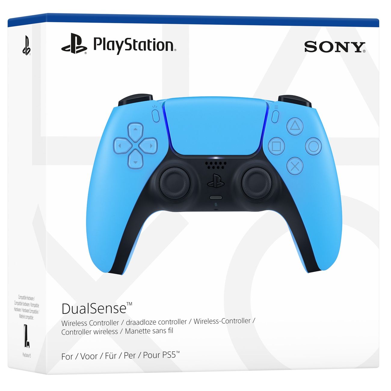 Геймпад для консоли PS5 Sony DualSense Starlight Blue (CFI-ZCT1)