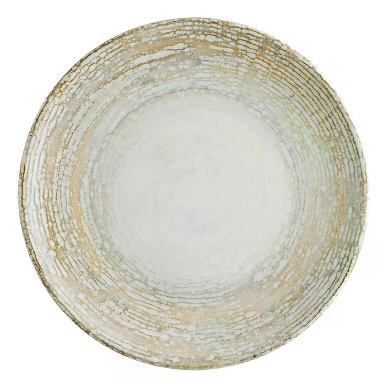 Тарелка BONNA 2 шт., серия Patera, d=27 см, фарфор, бежевый