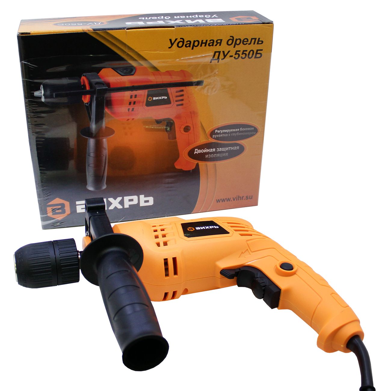 Дрель ударная Вихрь ДУ-550Б 72/8/6