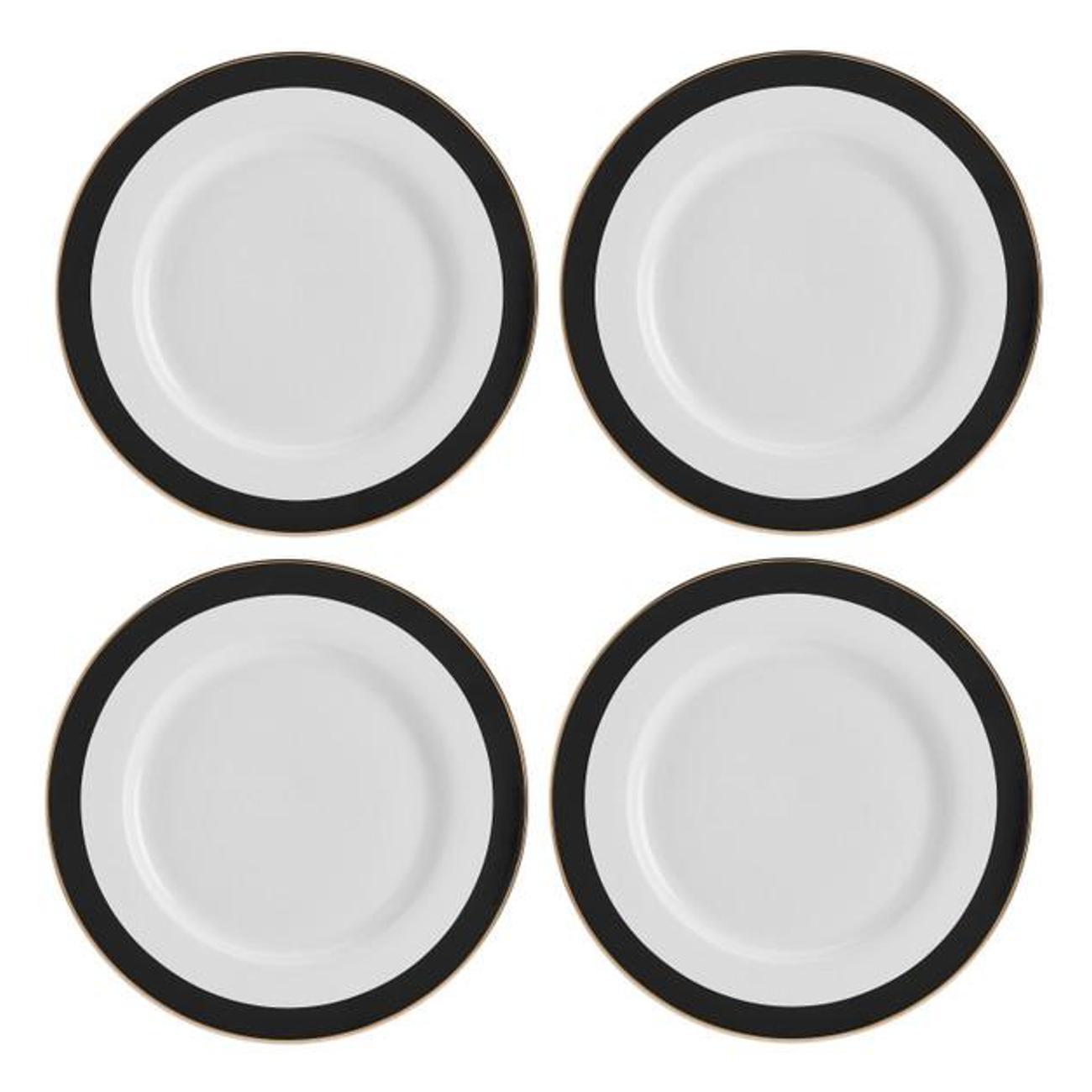 Набор тарелок Kitchen Craft Mikasa Luxe Deco 27,5 см, 4 шт.