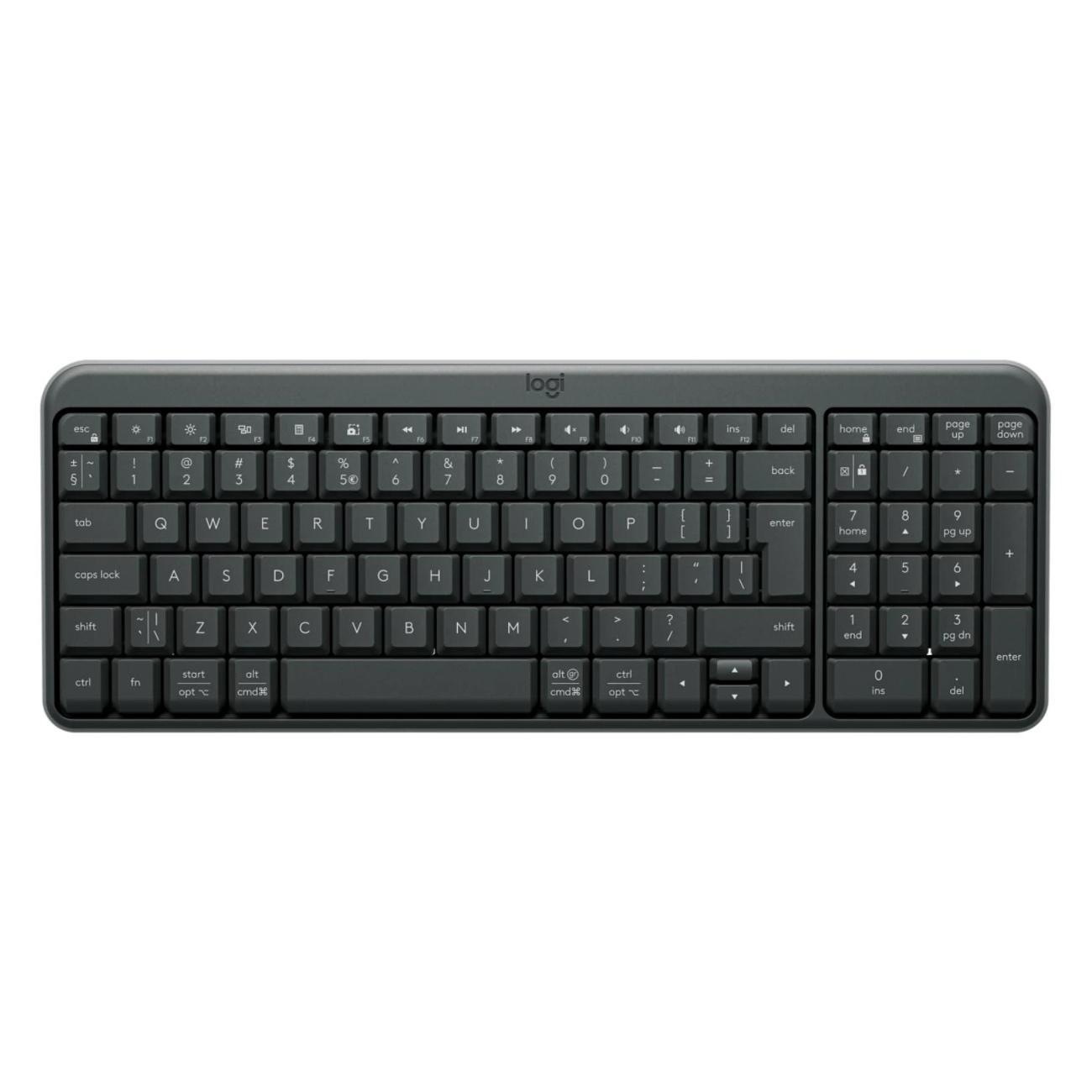 Клавиатура беспроводная Logitech K250 Compact Bluetooth Wireless Keyboard Graphite