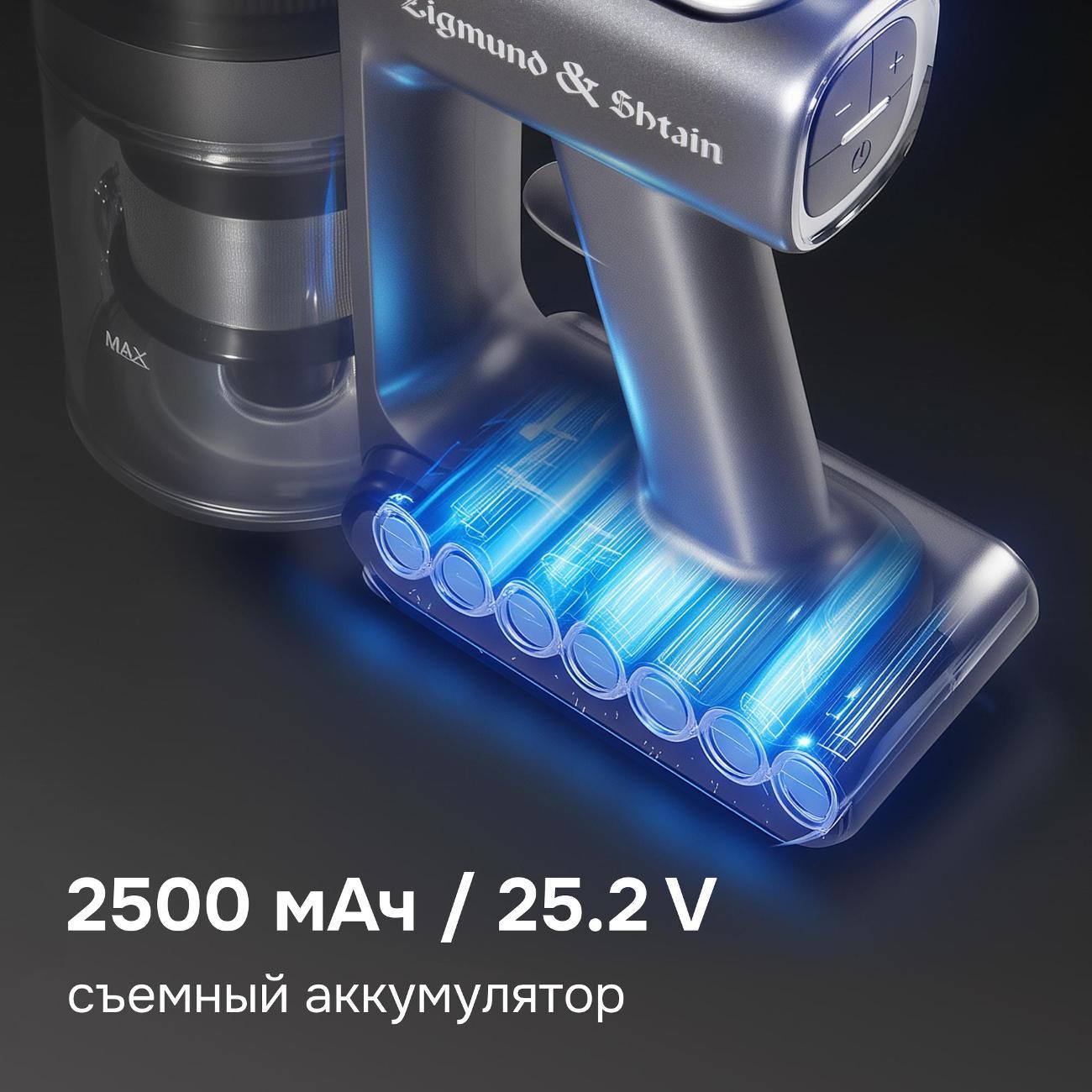 Пылесос вертикальный Zigmund & Shtain ZVC-1510