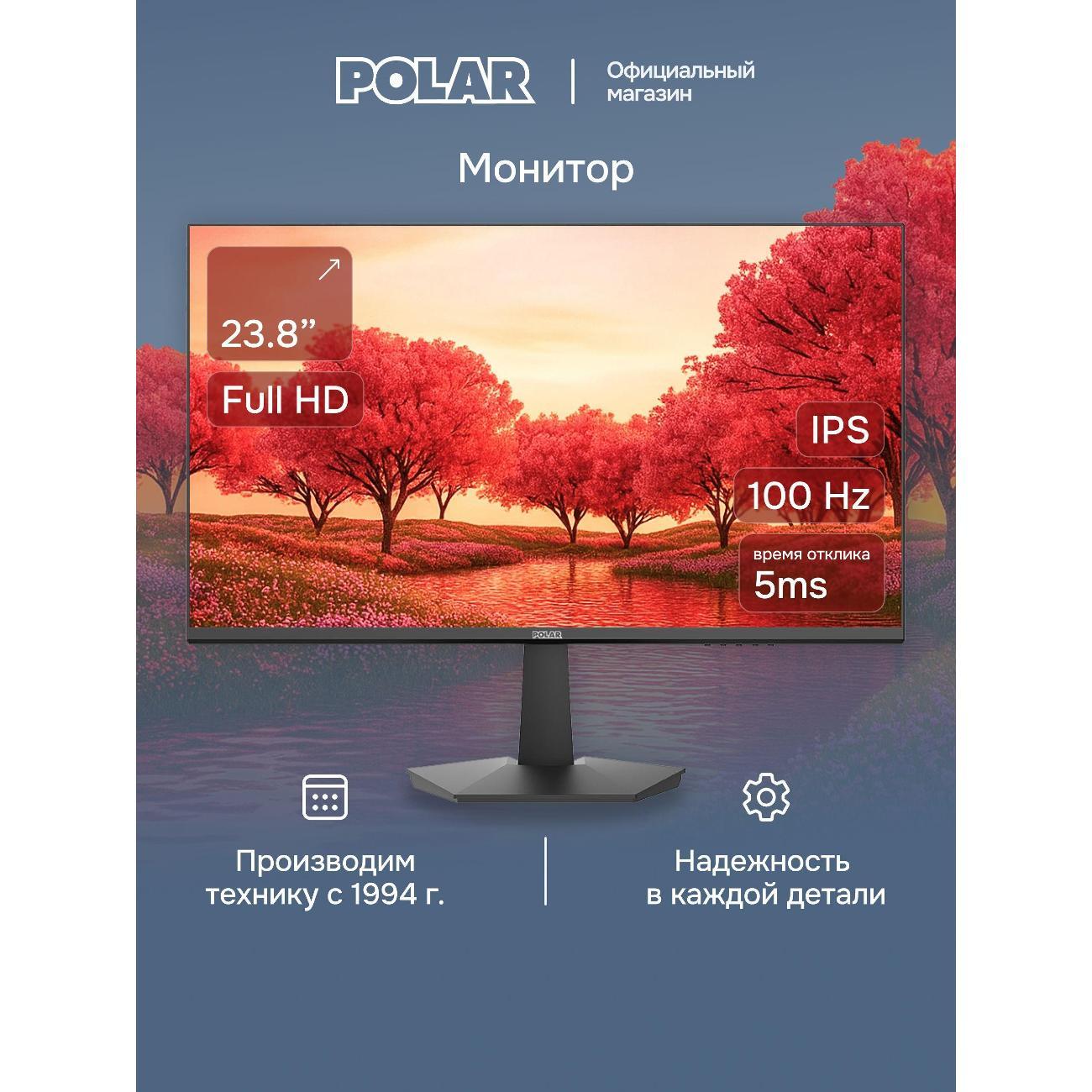 (МП)TV POLAR P24F12M Bl
