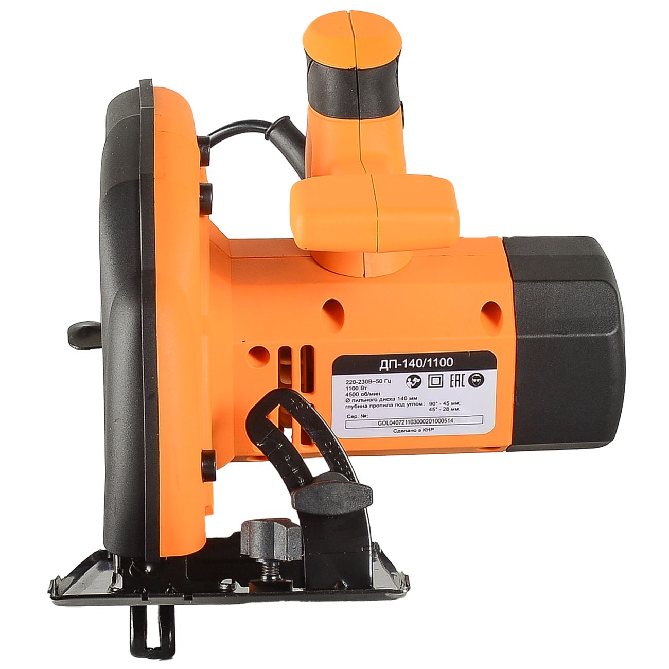 Электропила циркулярная Вихрь ДП-140/1100 (900/72/11/3)