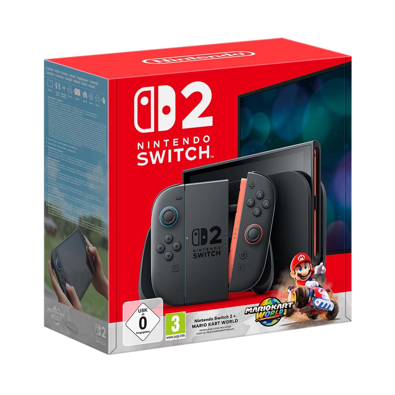 Игровая приставка Nintendo Switch 2 Mario Kart Bundle