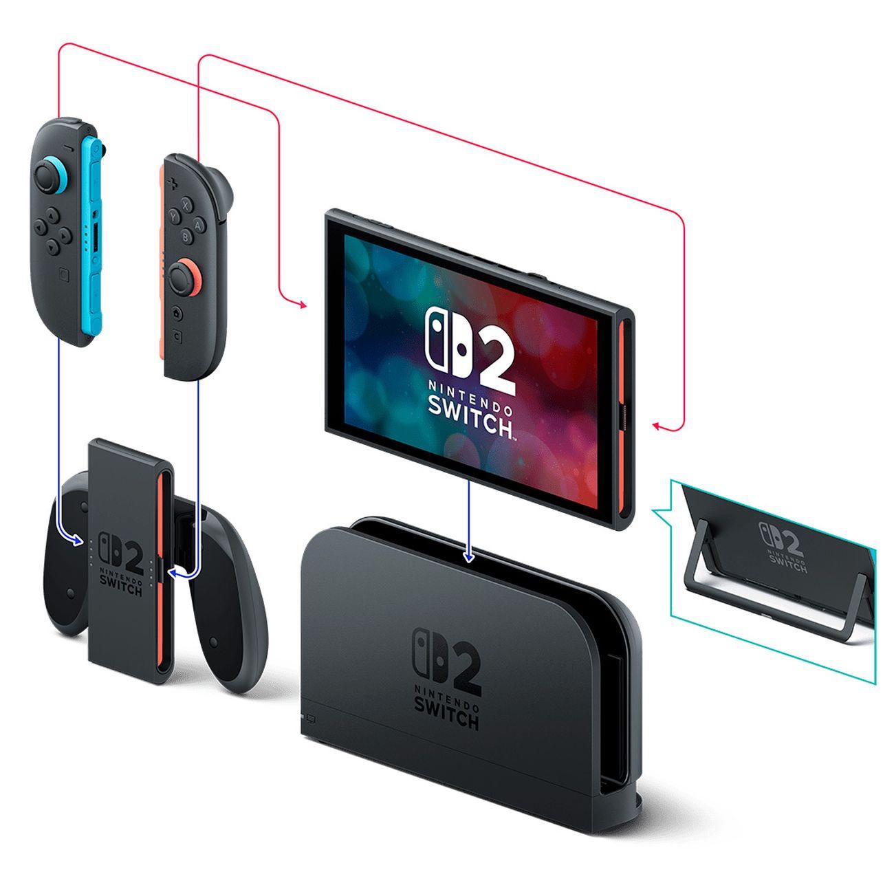 Восстановленная игровая приставка Nintendo Switch 2, хороший