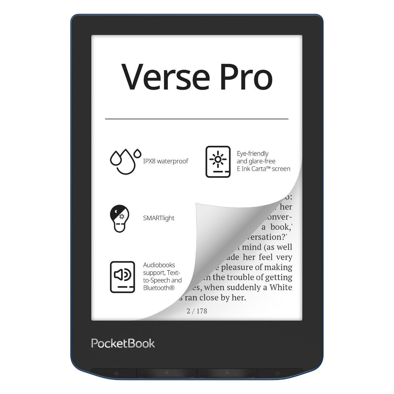 Восстановленная электронная книга PocketBook 634 Verse Pro Black (PB634), отличный