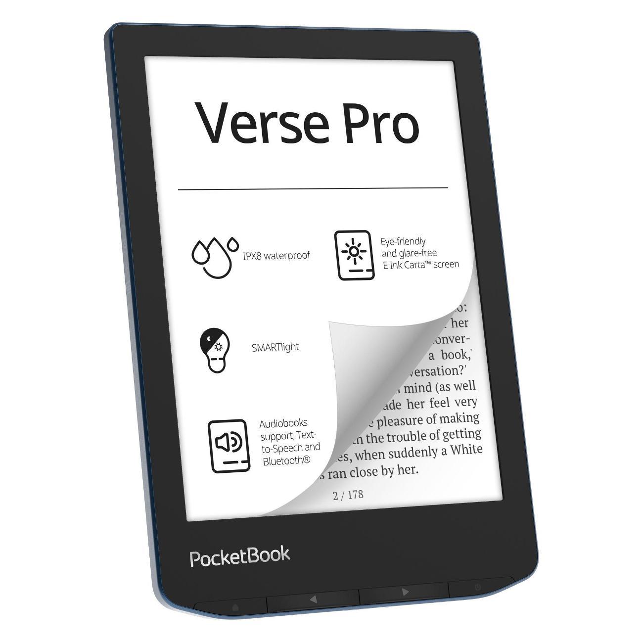 Восстановленная электронная книга PocketBook 634 Verse Pro Black (PB634), отличный