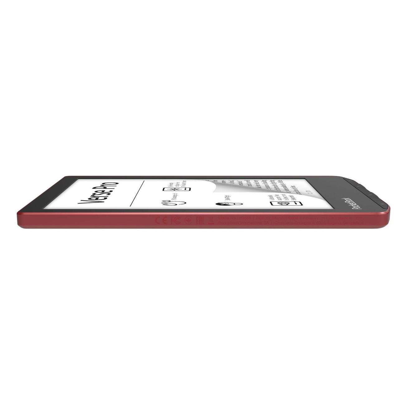 Восстановленная электронная книга PocketBook 634 Verse Pro Red (PB634), отличный