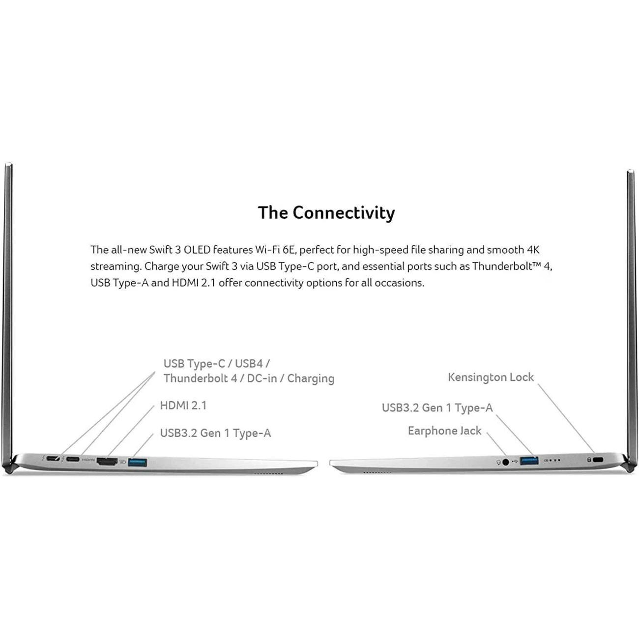 Ноутбук Acer Acer Swift 3 OLED Laptop SF314-71-75MW 14 дюймов, , Win 11, 7, Intel Core i7 12700H,16 ГБ ОЗУ, SSD 1TB