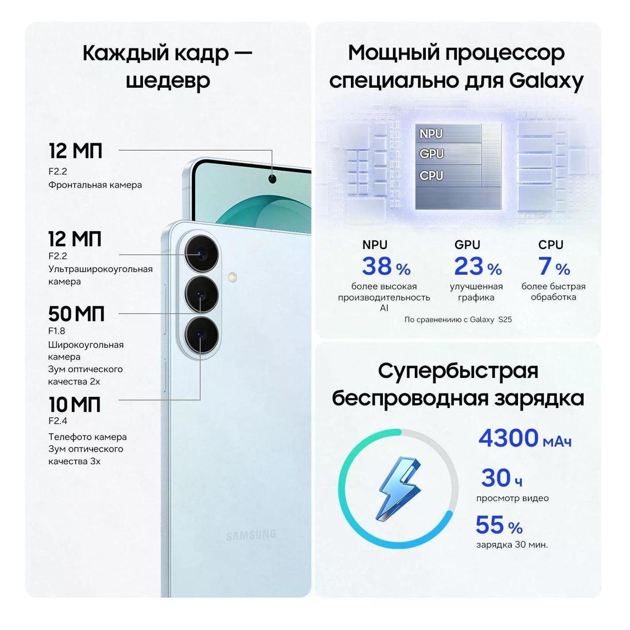 Смартфон SAMSUNG Galaxy S26 Ultra 1 Tb синий