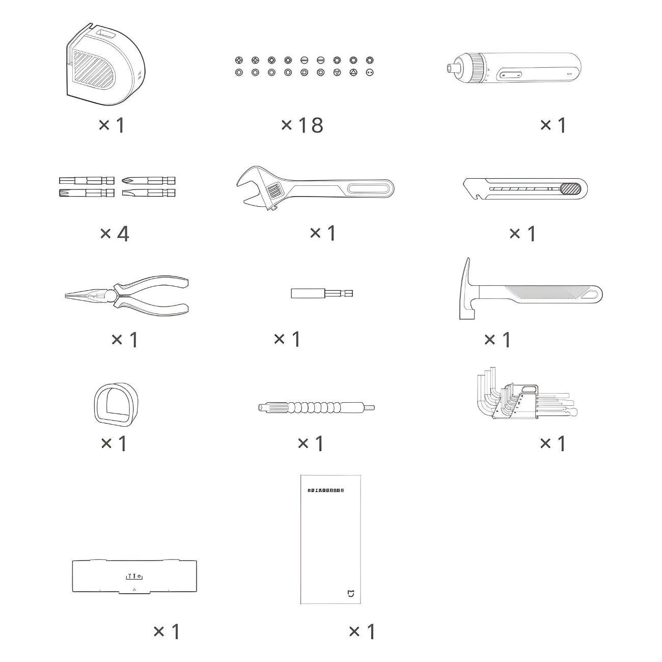 Набор электроинструмента Mijia MJGJX001QW