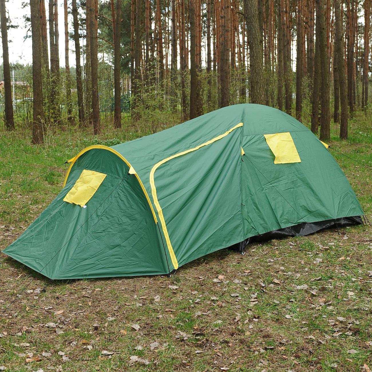 Палатка туристическая Ami Mexico зеленый 4 местная