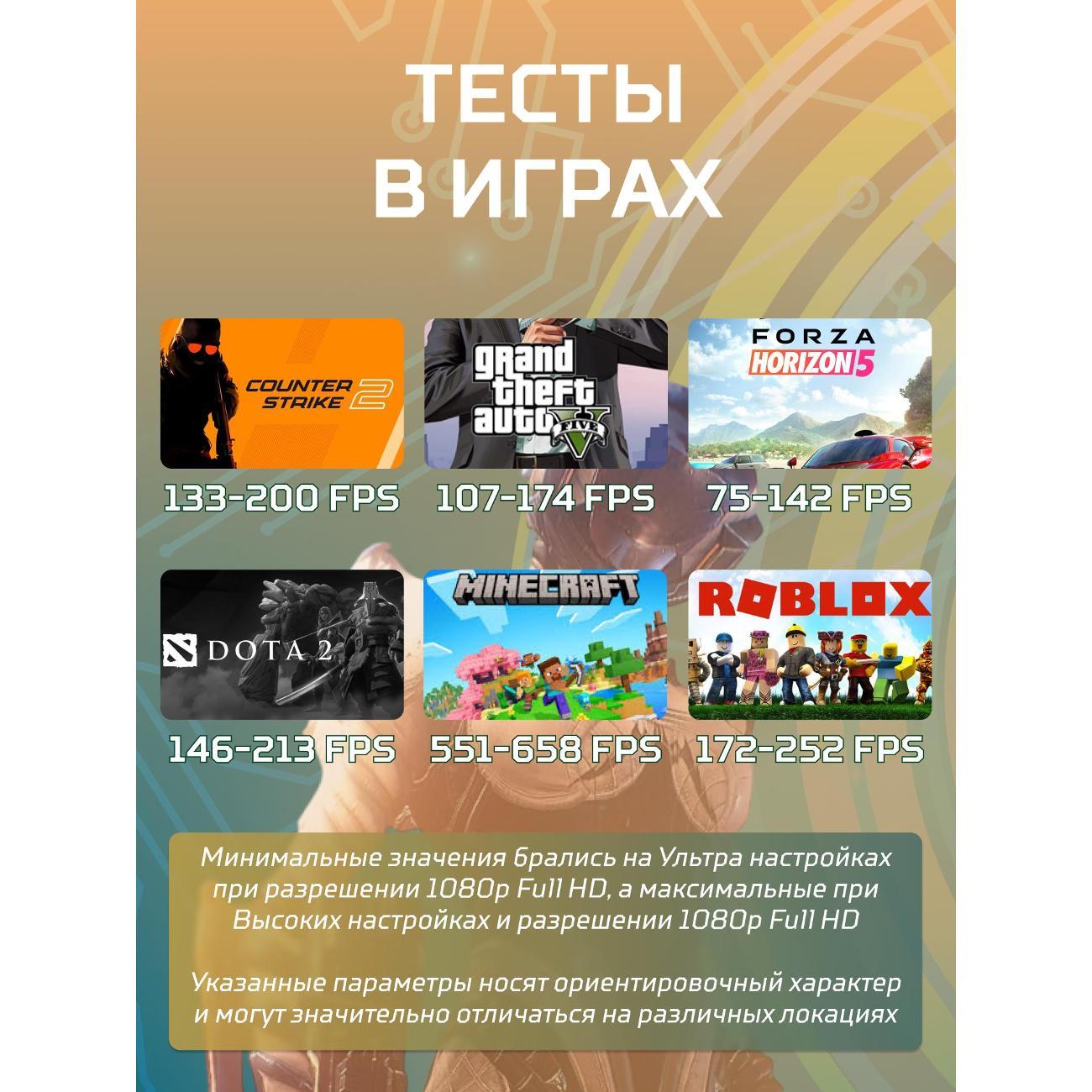 Системный блок БиГ! Комп Black Dragon 3050 - W10 70v279.2s